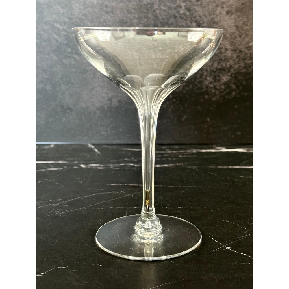 Vintage Fostoria Repeal Clear 5.5in Hollow Stem Crystal Champagne Coupe